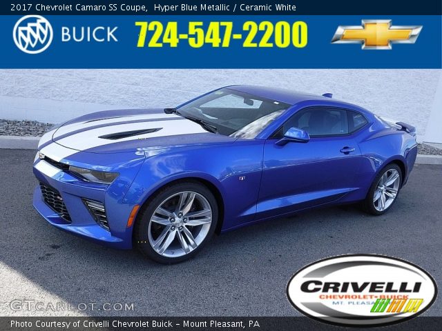 2017 Chevrolet Camaro SS Coupe in Hyper Blue Metallic