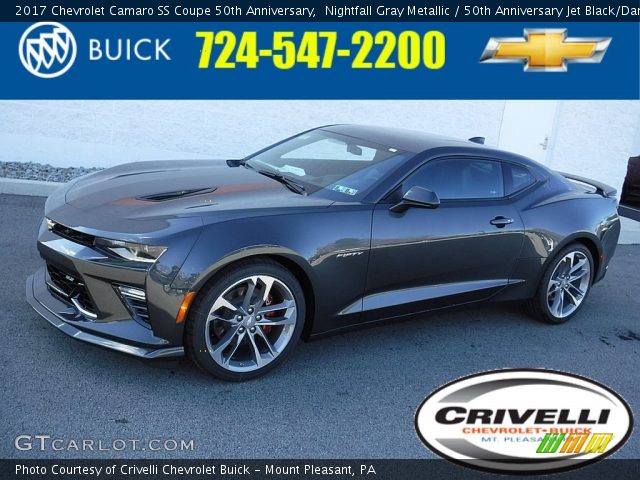 2017 Chevrolet Camaro SS Coupe 50th Anniversary in Nightfall Gray Metallic