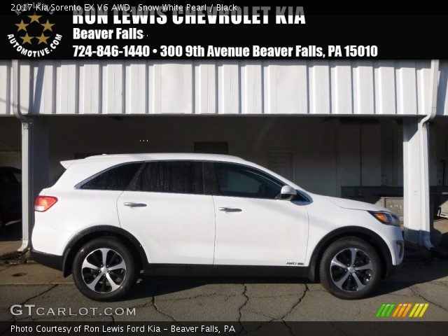 2017 Kia Sorento EX V6 AWD in Snow White Pearl