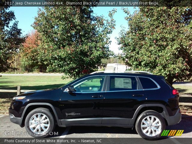 2017 Jeep Cherokee Limited 4x4 in Diamond Black Crystal Pearl