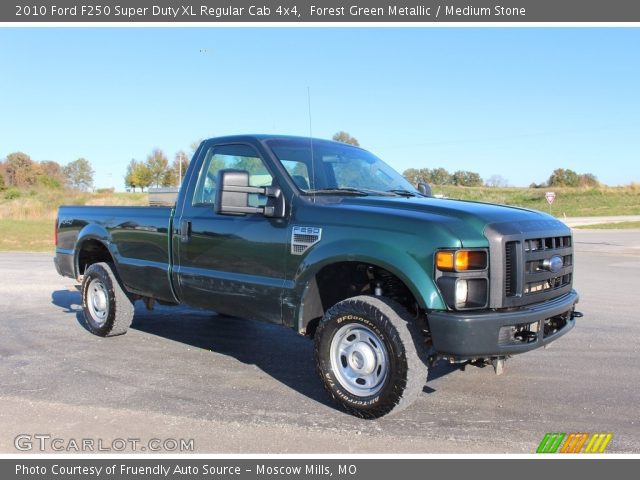 2010 Ford F250 Super Duty XL Regular Cab 4x4 in Forest Green Metallic