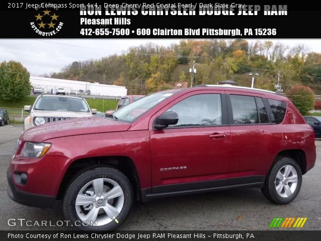 2017 Jeep Compass Sport 4x4 in Deep Cherry Red Crystal Pearl