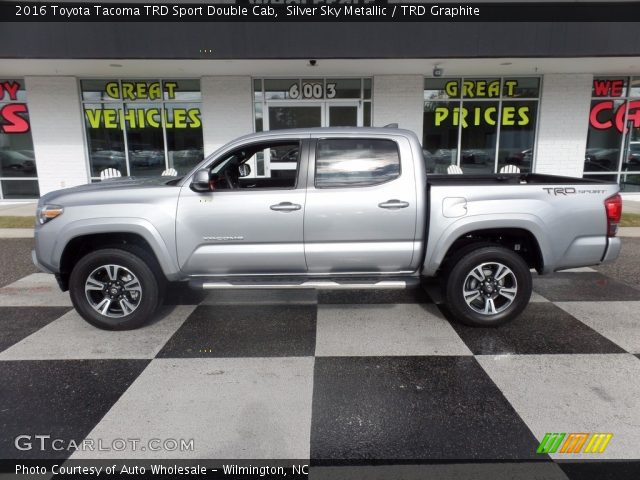 2016 Toyota Tacoma TRD Sport Double Cab in Silver Sky Metallic