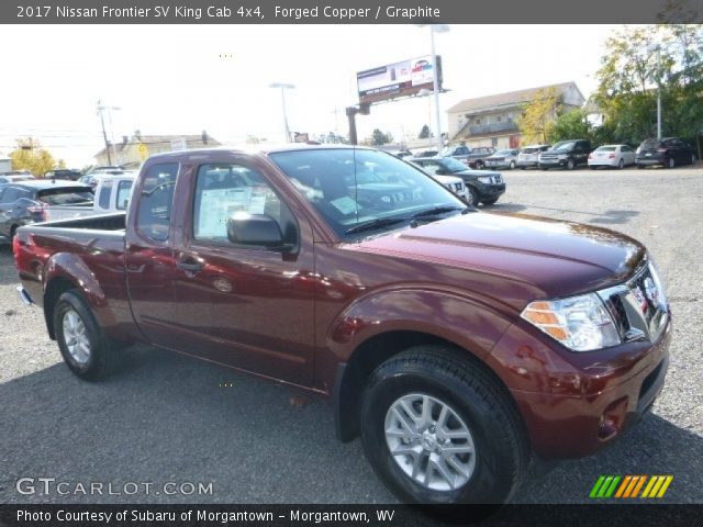 2017 Nissan Frontier SV King Cab 4x4 in Forged Copper