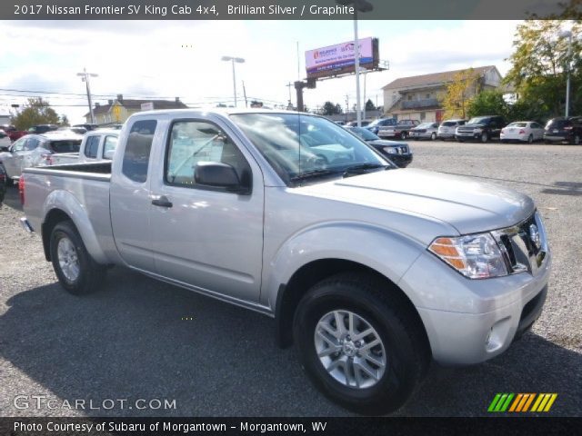 2017 Nissan Frontier SV King Cab 4x4 in Brilliant Silver