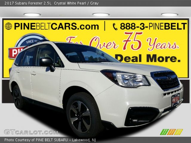 2017 Subaru Forester 2.5i in Crystal White Pearl