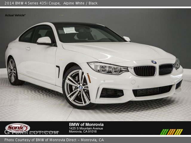 2014 BMW 4 Series 435i Coupe in Alpine White