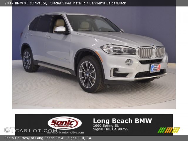 2017 BMW X5 sDrive35i in Glacier Silver Metallic