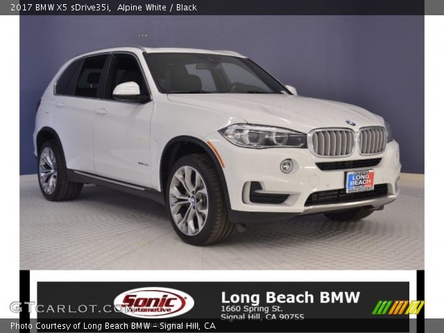 2017 BMW X5 sDrive35i in Alpine White