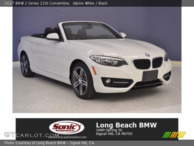 2017 BMW 2 Series 230i Convertible in Alpine White