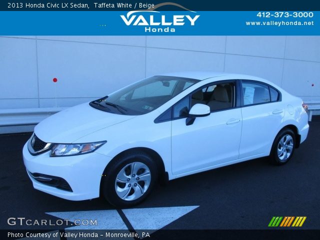 2013 Honda Civic LX Sedan in Taffeta White