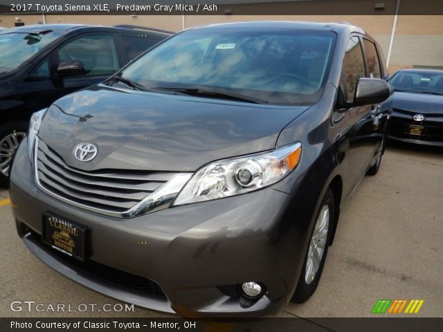 2017 Toyota Sienna XLE in Predawn Gray Mica