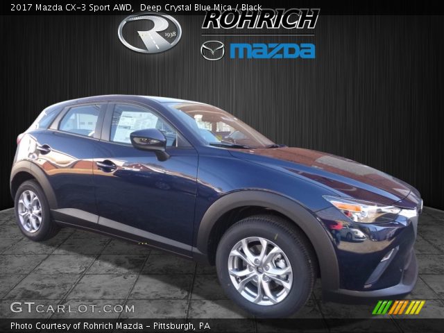 2017 Mazda CX-3 Sport AWD in Deep Crystal Blue Mica