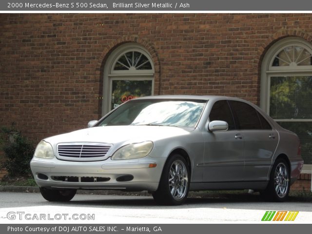 2000 Mercedes-Benz S 500 Sedan in Brilliant Silver Metallic