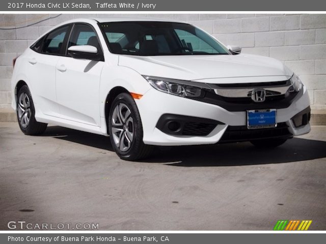 2017 Honda Civic LX Sedan in Taffeta White