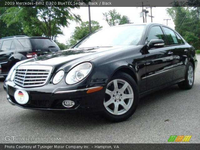 2009 Mercedes-Benz E 320 BlueTEC Sedan in Black