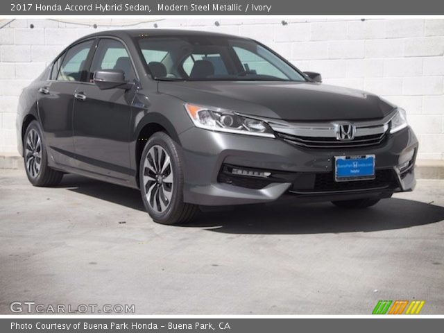 2017 Honda Accord Hybrid Sedan in Modern Steel Metallic