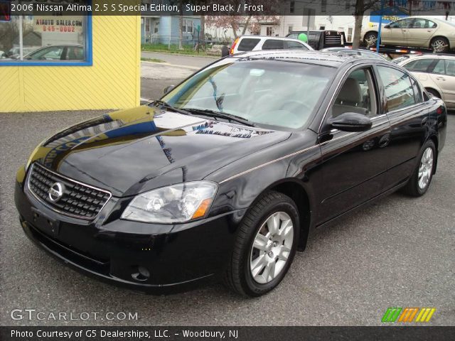 2006 Nissan Altima 2.5 S Special Edition in Super Black