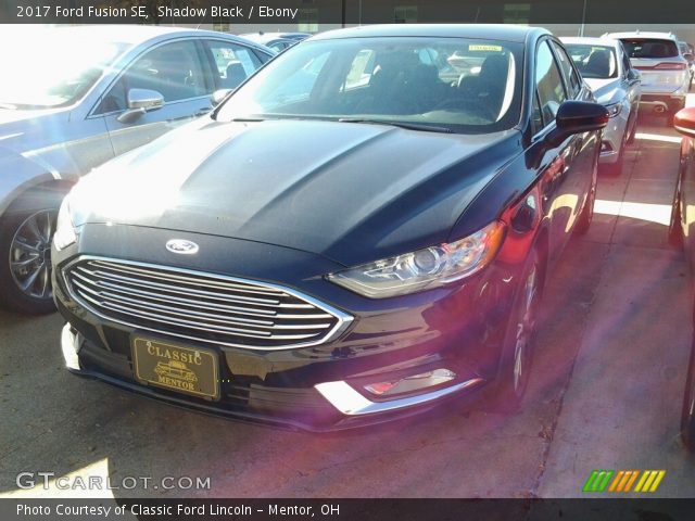 2017 Ford Fusion SE in Shadow Black