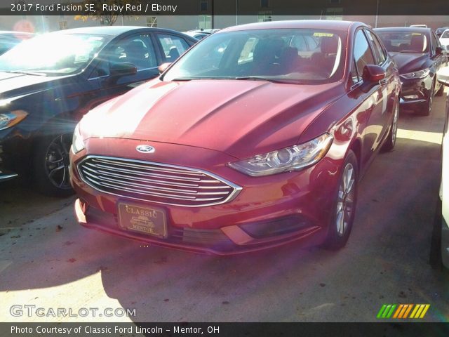 2017 Ford Fusion SE in Ruby Red