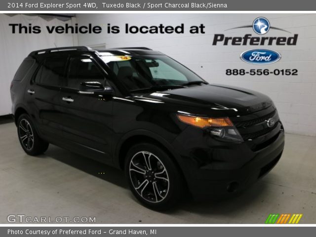 2014 Ford Explorer Sport 4WD in Tuxedo Black