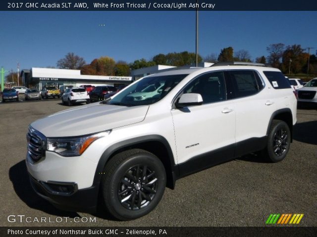 2017 GMC Acadia SLT AWD in White Frost Tricoat