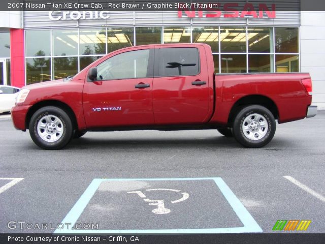 2007 Nissan Titan XE Crew Cab in Red Brawn