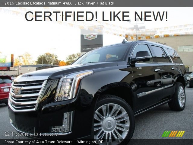 2016 Cadillac Escalade Platinum 4WD in Black Raven