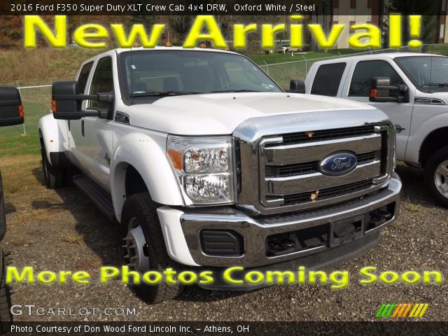 2016 Ford F350 Super Duty XLT Crew Cab 4x4 DRW in Oxford White