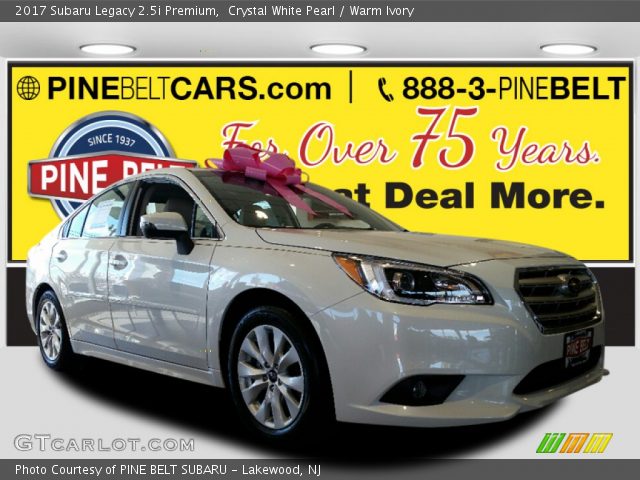 2017 Subaru Legacy 2.5i Premium in Crystal White Pearl