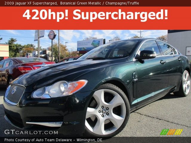 2009 Jaguar XF Supercharged in Botanical Green Metallic