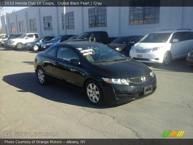 2010 Honda Civic LX Coupe in Crystal Black Pearl