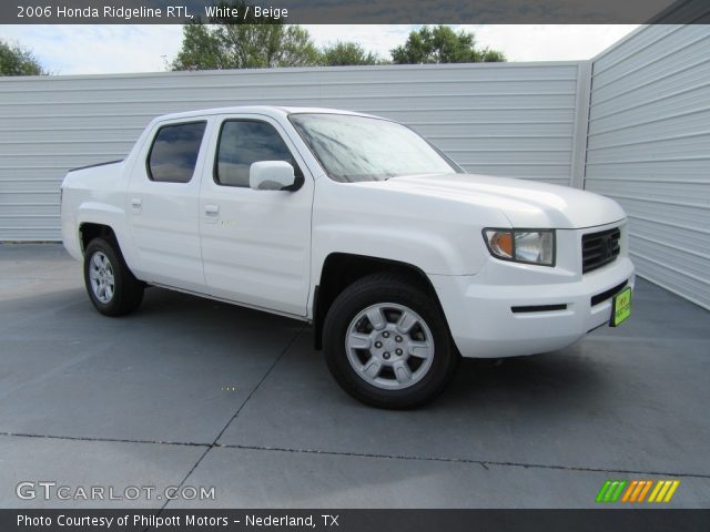 2006 Honda Ridgeline RTL in White