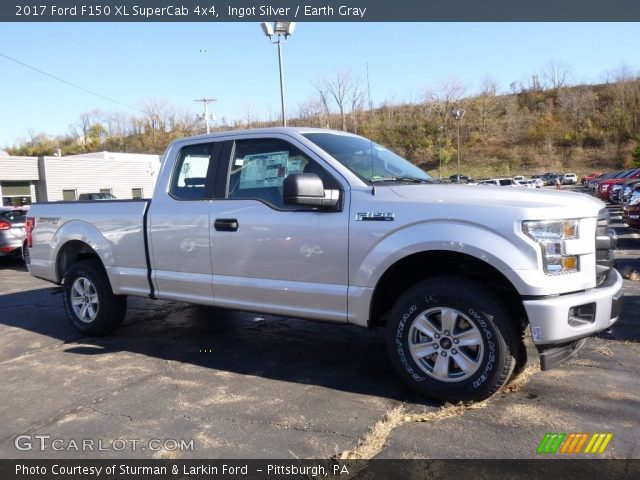 2017 Ford F150 XL SuperCab 4x4 in Ingot Silver