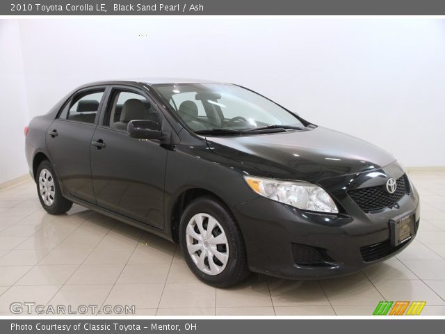 2010 Toyota Corolla LE in Black Sand Pearl