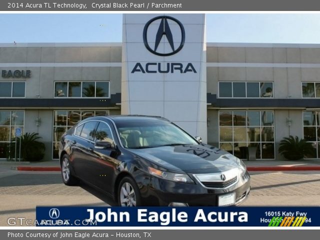 2014 Acura TL Technology in Crystal Black Pearl