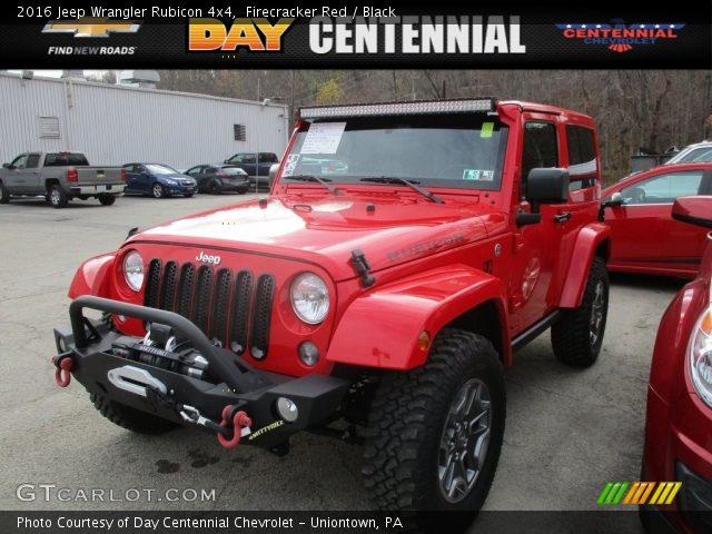 2016 Jeep Wrangler Rubicon 4x4 in Firecracker Red