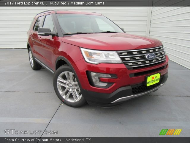 2017 Ford Explorer XLT in Ruby Red