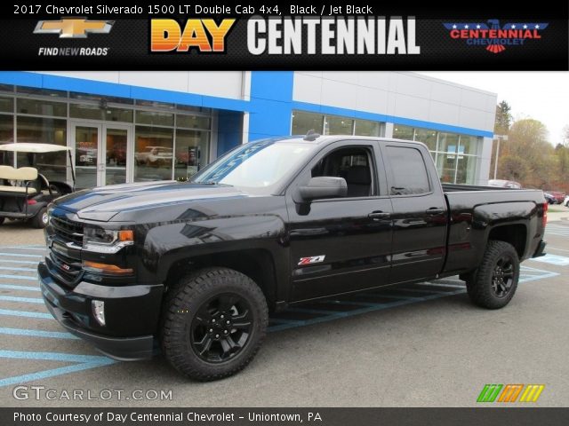 2017 Chevrolet Silverado 1500 LT Double Cab 4x4 in Black