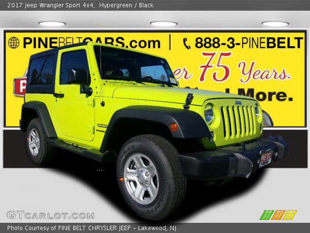 2017 Jeep Wrangler Sport 4x4 in Hypergreen