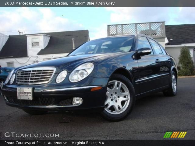 2003 Mercedes-Benz E 320 Sedan in Midnight Blue