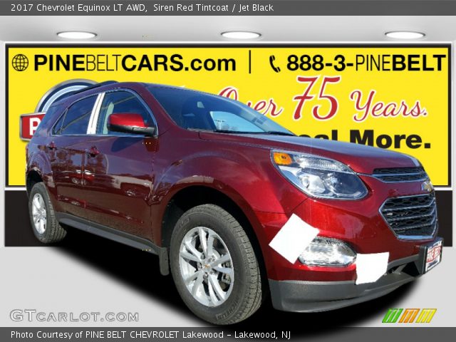 2017 Chevrolet Equinox LT AWD in Siren Red Tintcoat