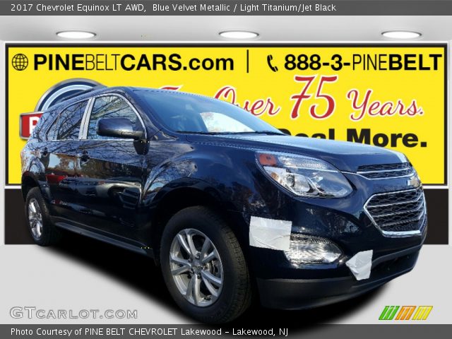 2017 Chevrolet Equinox LT AWD in Blue Velvet Metallic