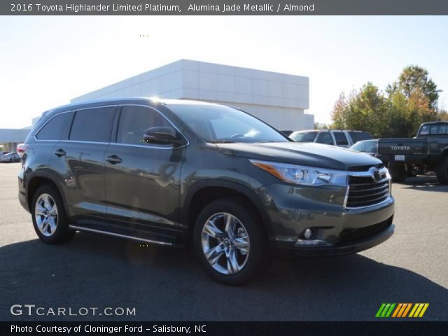 2016 Toyota Highlander Limited Platinum in Alumina Jade Metallic