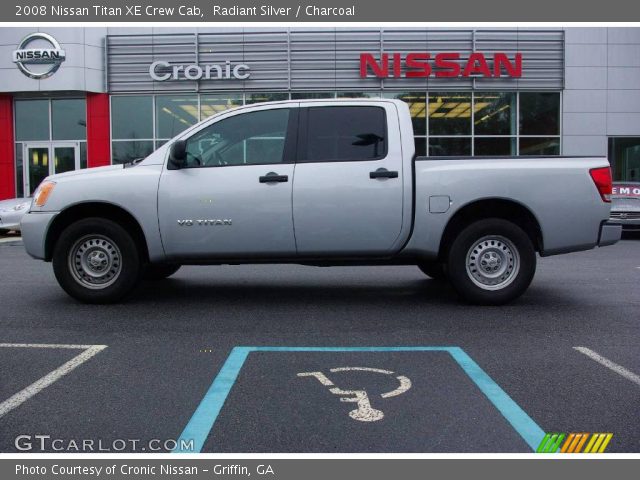 2008 Nissan Titan XE Crew Cab in Radiant Silver