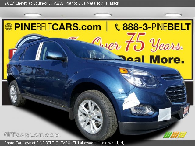 2017 Chevrolet Equinox LT AWD in Patriot Blue Metallic