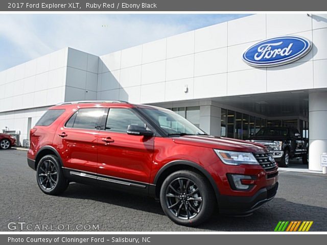 2017 Ford Explorer XLT in Ruby Red