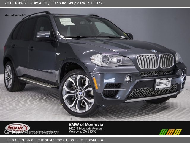 2013 BMW X5 xDrive 50i in Platinum Gray Metallic