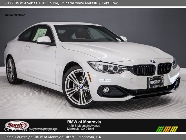 2017 BMW 4 Series 430i Coupe in Mineral White Metallic