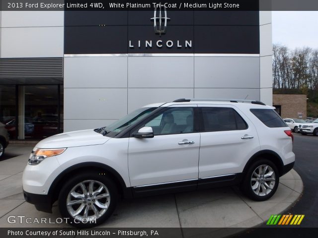 2013 Ford Explorer Limited 4WD in White Platinum Tri-Coat